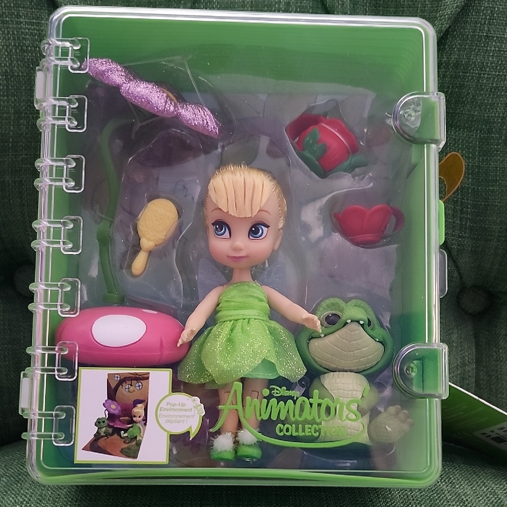 Disney Animators' Collection Tinker Bell Mini Doll Set - Green
